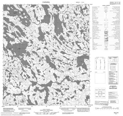 076C10 - ICY RIVER - Topographic Map