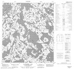 076C11 - GLOWWORM LAKE - Topographic Map