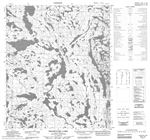 076C16 - THLEWYCHO LAKE - Topographic Map