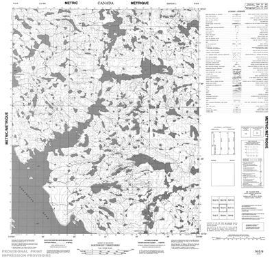 076E09 - NO TITLE - Topographic Map