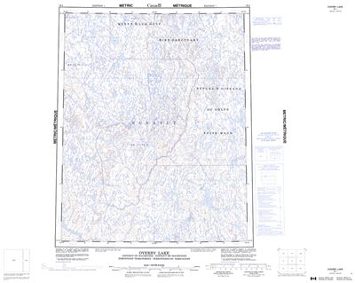 076I - OVERBY LAKE - Topographic Map