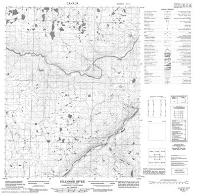 076K14 - SELLWOOD RIVER - Topographic Map