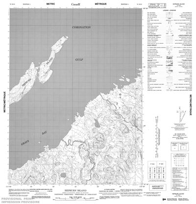 076M15 - HEPBURN ISLAND - Topographic Map