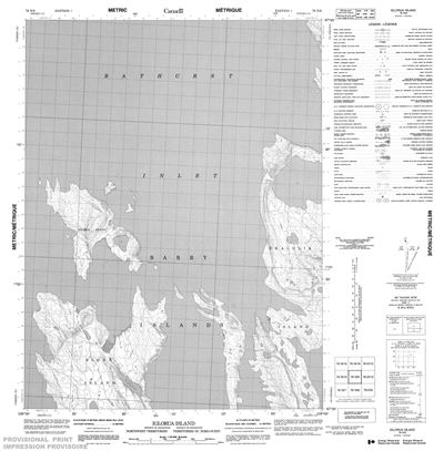 076N09 - IGLORUA ISLAND - Topographic Map