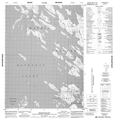 076N14 - MARCET ISLAND - Topographic Map