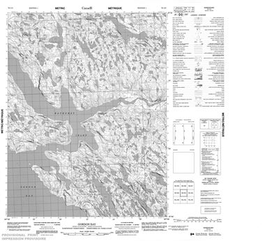 076O03 - GORDON BAY - Topographic Map