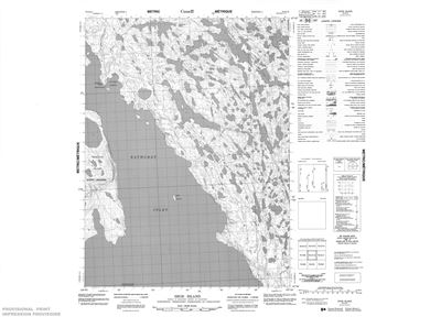 076O12 - SHOE ISLAND - Topographic Map