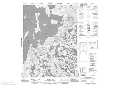 076O13 - BUCHAN BAY - Topographic Map