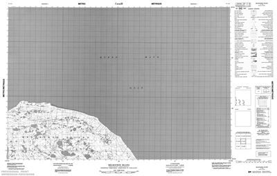 077A09 - MELBOURNE ISLAND - Topographic Map