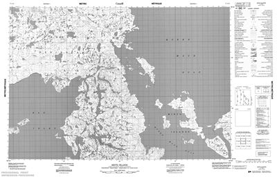 077A10 - MINTO ISLANDS - Topographic Map