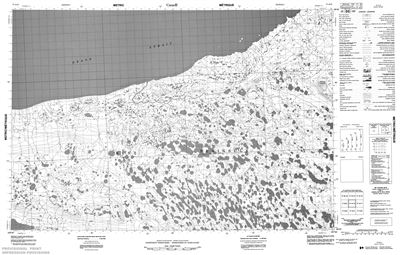 077A12 - HARGRAVE RIVER - Topographic Map