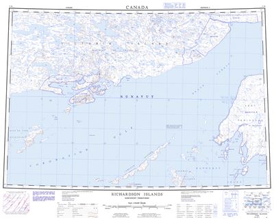 077B - RICHARDSON ISLANDS - Topographic Map