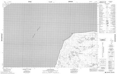 077B09 - CAPE FRANKLIN - Topographic Map