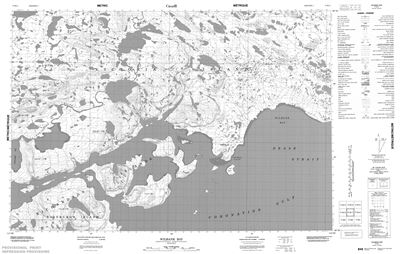 077B11 - WILBANK BAY - Topographic Map
