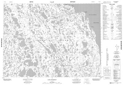 077E16 - CAPE SVERDRUP - Topographic Map