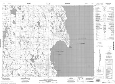 077H08 - FREDRIKSHALD BAY - Topographic Map