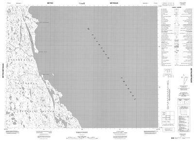 077H16 - TORUP POINT - Topographic Map