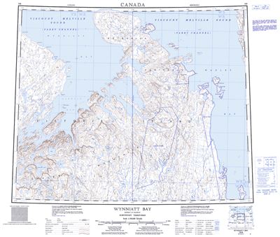 078B - WYNNIATT BAY - Topographic Map