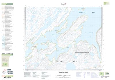 078B05 - WASHINGTON ISLANDS - Topographic Map