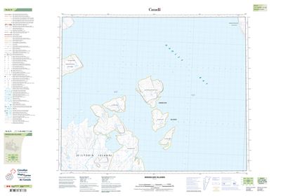 078B09 - MIKKELSEN ISLANDS - Topographic Map
