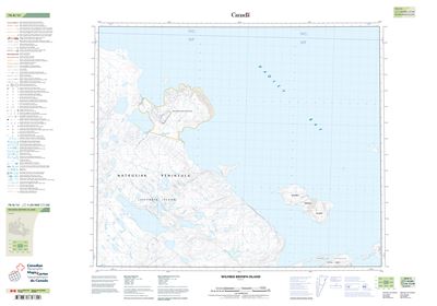 078B15 - WILFRED BROWN ISLAND - Topographic Map