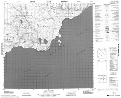 078F15 - CAPE BOUNTY - Topographic Map