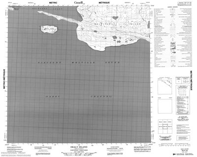 078F16 - DEALY ISLAND - Topographic Map