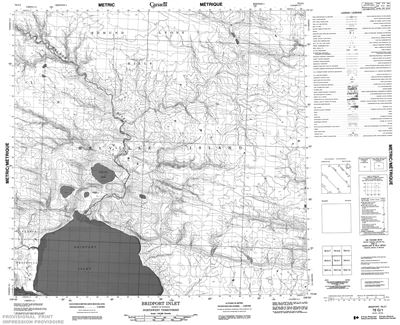 078G01 - BRIDPORT INLET - Topographic Map