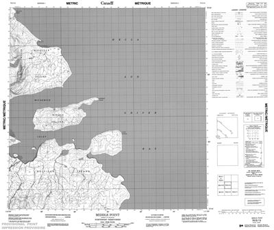 078G13 - MIDDLE POINT - Topographic Map