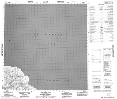079A04 - MAORI POINT - Topographic Map