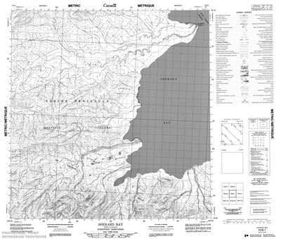 079B01 - SHERARD BAY - Topographic Map