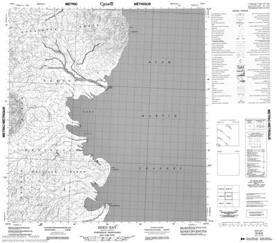 079B09 - EDEN BAY - Topographic Map