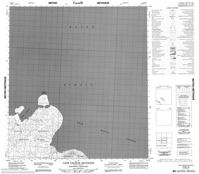 079B16 - CAPE GEORGE RICHARDS - Topographic Map