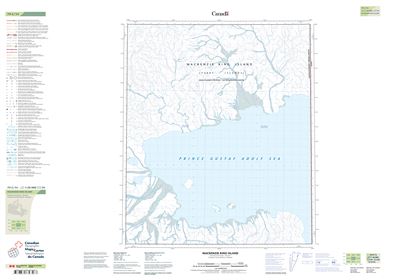 079C14 - MACKENZIE KING ISLAND - Topographic Map