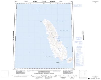 079D - LOUGHEED ISLAND - Topographic Map