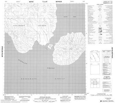 079D01 - STUPART ISLAND - Topographic Map