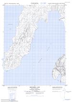 079E16 - REINDEER CAPE - Topographic Map