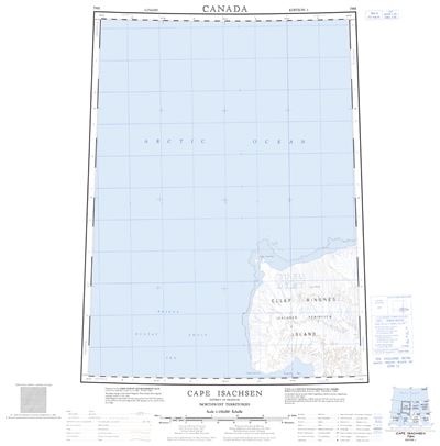 079H - CAPE ISACHSEN - Topographic Map