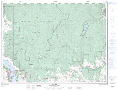 082E03 - OSOYOOS - Topographic Map