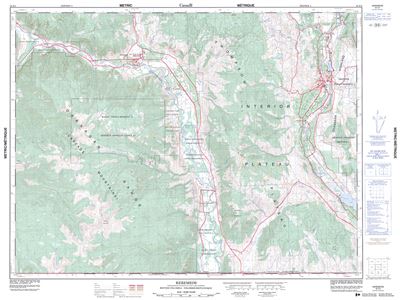 082E04 - KEREMEOS - Topographic Map