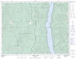 082E09 - BURRELL CREEK - Topographic Map