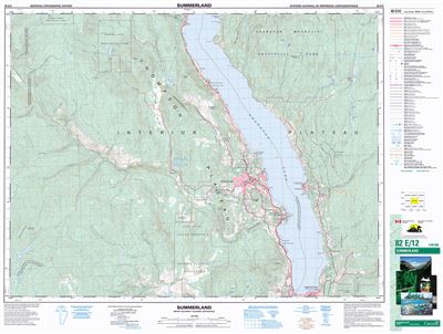 082E12 - SUMMERLAND - Topographic Map