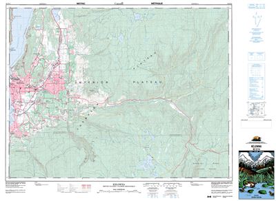 082E14 - KELOWNA - Topographic Map