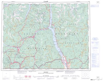 082F - NELSON - Topographic Map