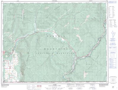 082F01 - YAHK - Topographic Map