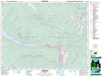 082F05 - CASTLEGAR - Topographic Map