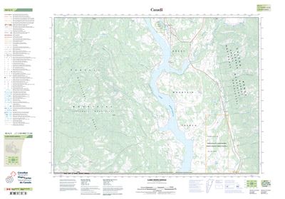 082G03 - LAKE KOOCANUSA - Topographic Map
