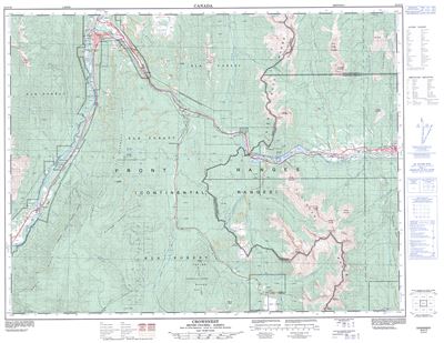 082G10 - CROWSNEST - Topographic Map