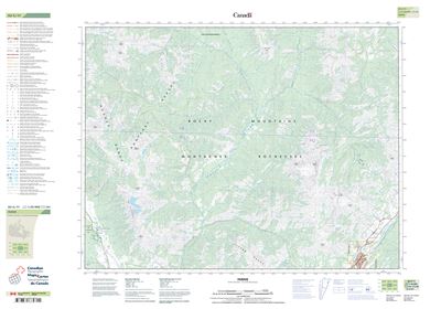 082G11 - FERNIE - Topographic Map
