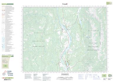 082G13 - SKOOKUMCHUCK - Topographic Map